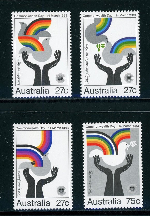 Australia Scott #864-867 MNH Commonwealth Day 1983 CV$2+ 420581