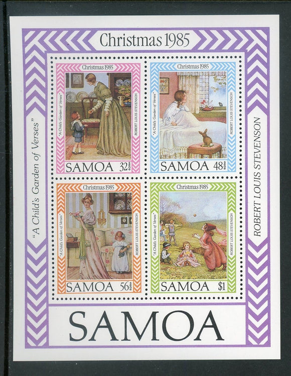 Samoa Scott #659a MNH S/S Christmas 1985 CV$2+ 420718
