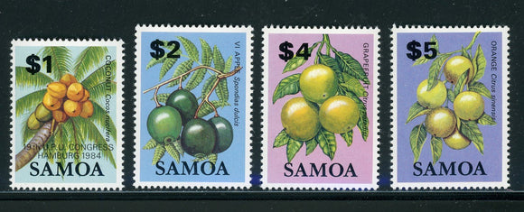 Samoa Scott #615-618 MNH Local Fruit HIVALS CV$18+ 420721