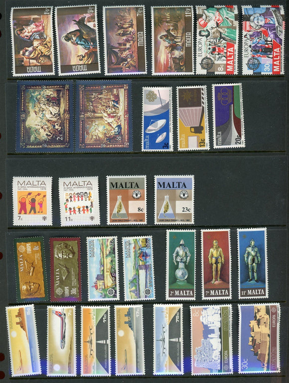 Malta Assortment #3 MNH 1976-1984 Stamps $$ 420826