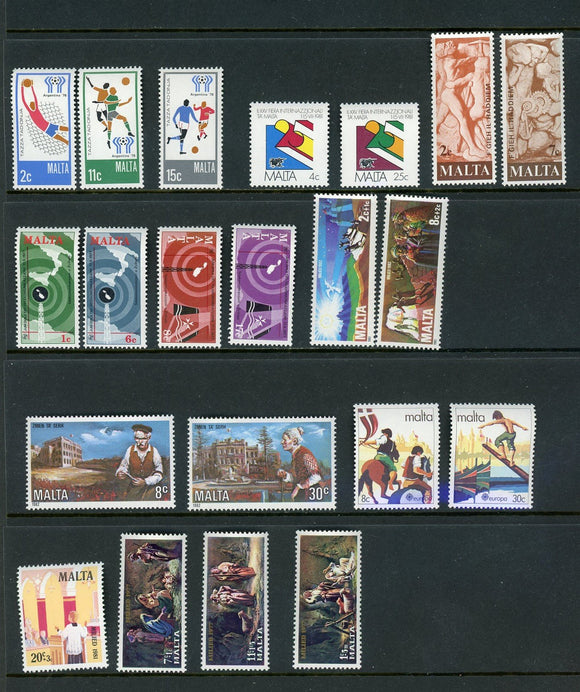 Malta Assortment #4 MNH 1976-1984 Stamps $$ 423675