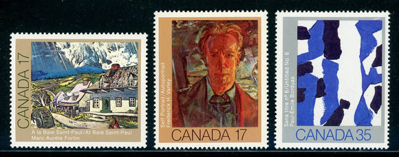 Canada Scott #887-889 MNH Paintings $$ 423679