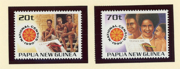 Papua New Guinea Scott #733-734 MNH National Census CV$3+ 424077