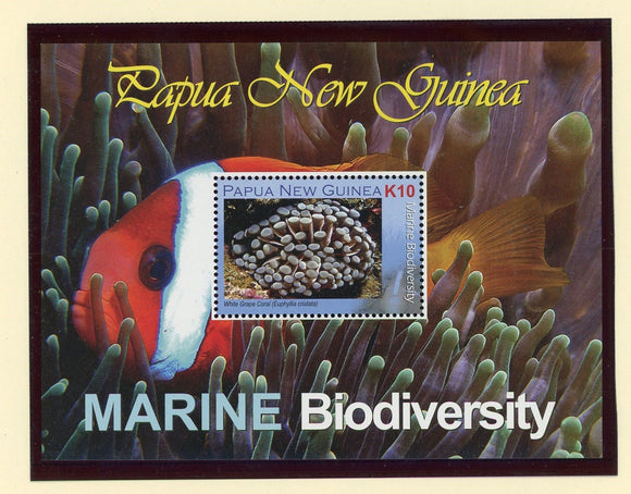 Papua New Guinea Scott #1305 MNH S/S Marine Biodiversity CV$11+ 427330