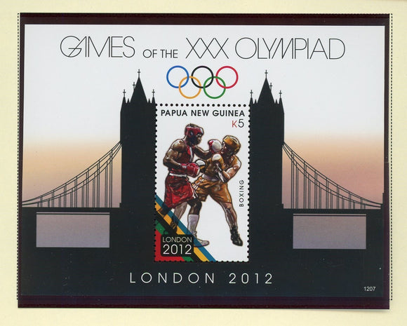Papua New Guinea Scott #1647 MNH S/S Olympics LONDON 20212 CV$4+ 427439