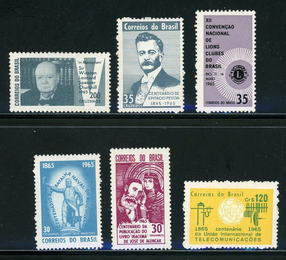 Brazil MNH Assortment 1965 Issues $$ See Scan 430049