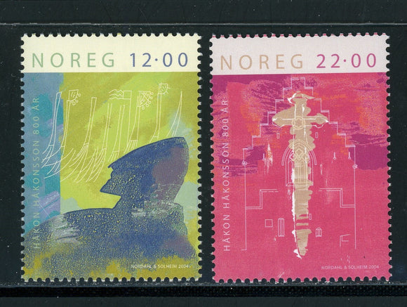 Norway Scott #1403-1404 MNH King Haakon IV CV$12+ 430313