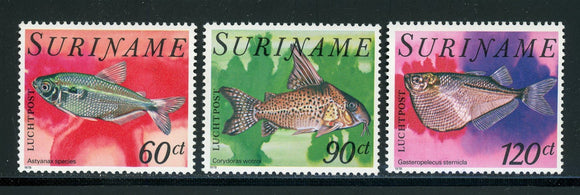Surinam Scott #C85-C87 MNH Tropical Fish FAUNA $$ 430328