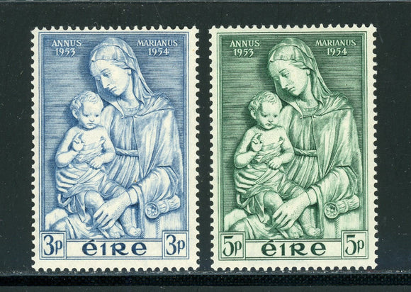 Ireland Scott #151-152 MNH Marian Year 1953-'54 CV$8+ 430350