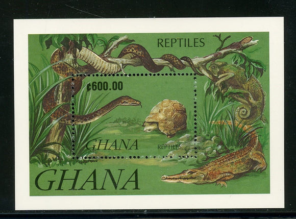 Ghana Scott #1422 MNH S/S Reptiles FAUNA CV$5+ 439213