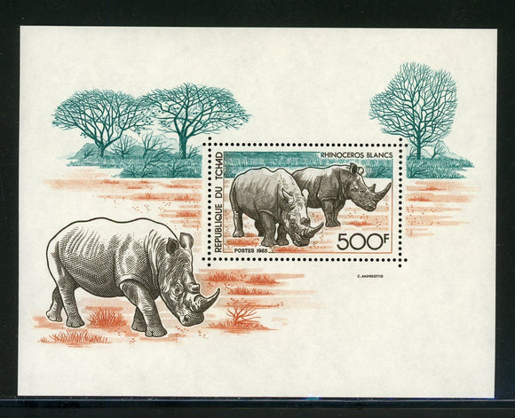 Chad Scott #568 MNH S/S White Rhino FAUNA CV$5+ 439241