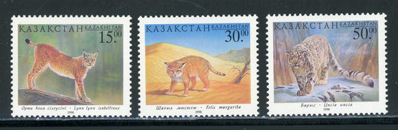 Kazakhstan Scott #243-245 MNH FAUNA Animals CV$4+ 439290