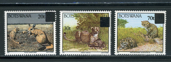 Botswana Scott #595-597 MNH African Wildlife FAUNA Animals CV$6+ 439291