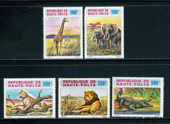 Burkina Faso Scott #C141-C145 MNH African Wild Animals FAUNA CV$11+ 439320