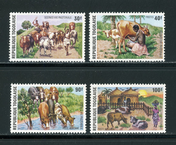 Togo Scott #890//C239 MNH Village Scenes FAUNA Animals $$ 439337
