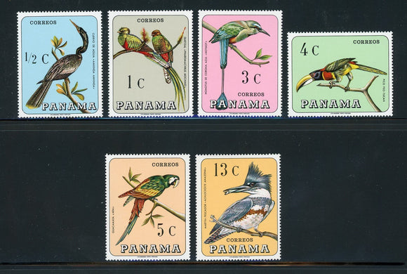 Panama Scott #478-478E MNH Birds FAUNA CV$13+
