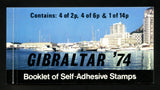 Gibraltar Scott #309a SA BOOKLET COMPLETE Post Boxes CV$11+