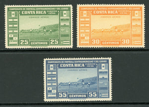 Costa Rica Scott #C121-C123 MNH Int'l Soccer Games SPORTS CV$6+