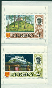 Jersey Scott #8a//11a MNH PANES 1p and 4p Scenes $$