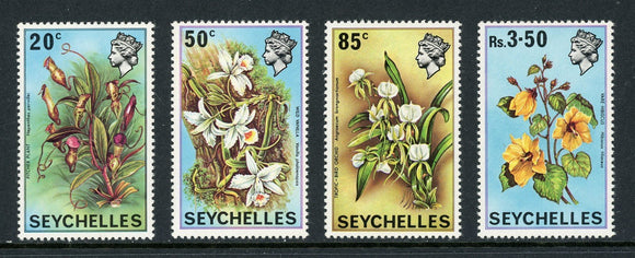 Seychelles Scott #280-283 MNH Flowers Orchids FLORA CV$5+ ISH-1