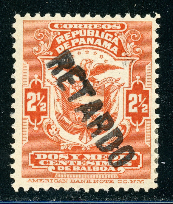 PANAMA Specialized: HEYDON #605 2½c Red Orange 