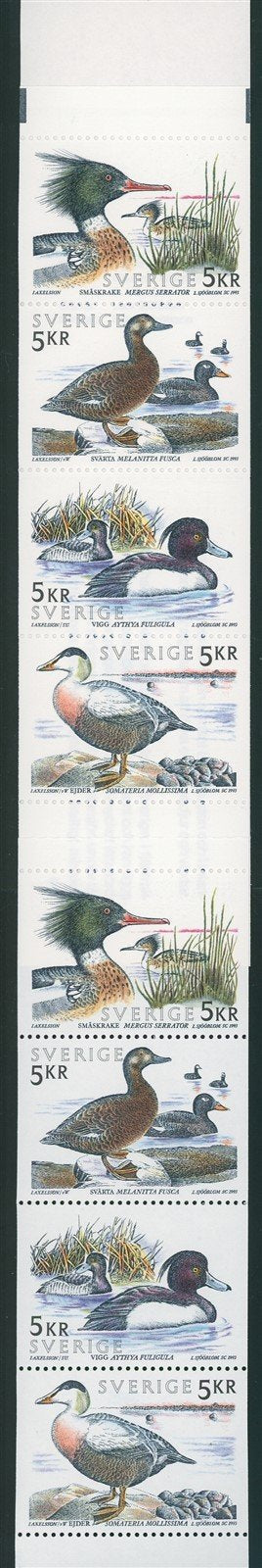 Sweden Scott #2031a MNH BOOKLET of 8 Sea Birds FAUNA CV$13+