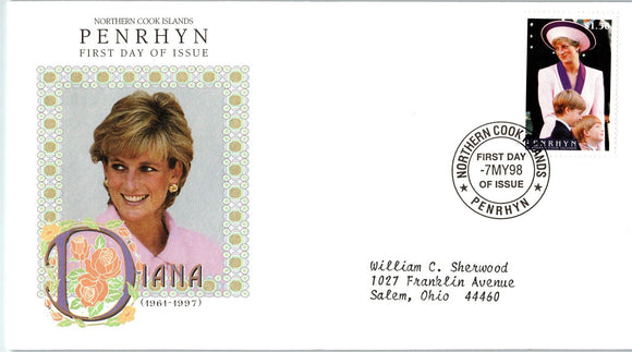 Princess Diana Memorial First Day Cover FDC - PENRHYN - SEE SCAN $$$