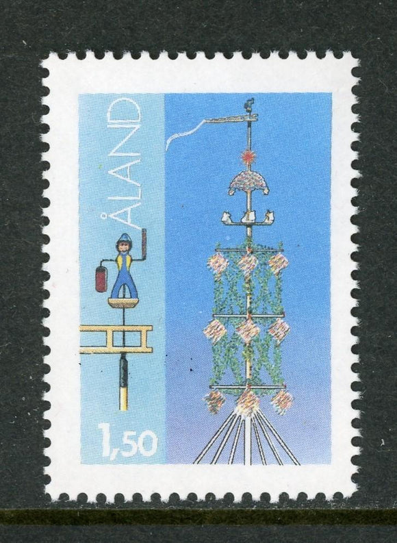 Aland Islands Scott #9 MNH Midsummer Pole $$