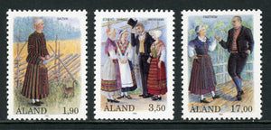 Aland Islands Scott #75-77 MNH Aland Folk Costumes CV$12+