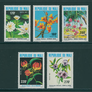 Mali Scott #442-446 MNH Flowers FLORA CV$5+ ish-1