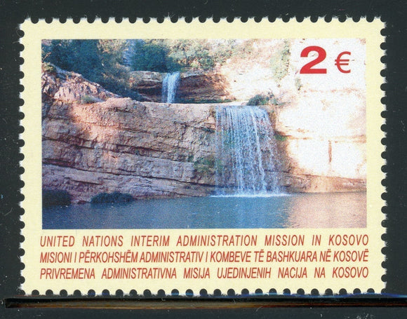 KOSOVO (UN Admin) MNH: Scott #26 €2 Mirusha Waterfall 2004 CV$7+
