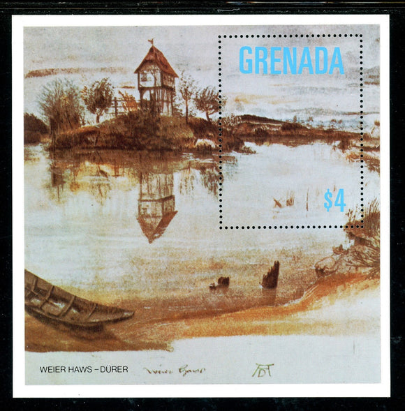 Grenada Scott #1001 MNH S/S Painting by Albrecht Dürer $4 $$