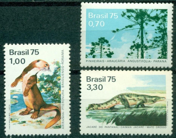 Brazil Scott #1395-1397 MNH Nature Protection $$