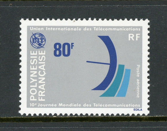 French Polynesia Scott #C160 MNH World Telecommunications Day 1978 CV$6+