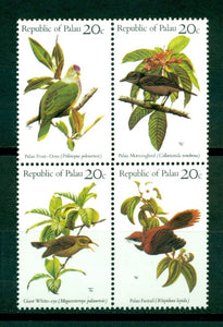 Palau Scott #81 MNH BLOCK of 4 Palau Fruit Dove CV$2+