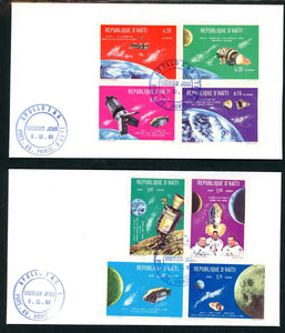 Haiti Scott #624-624G FIRST DAY COVERS Apollo Space Missions $$ 378186