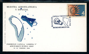 Argentina Scott #772 COVER Quiet Sun Year, Gemini V $$ 378194