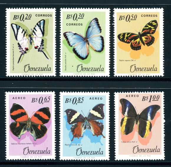 Venezuela Scott #889//C917 MNH Butterflies Insects FAUNA CV$16+ 378489