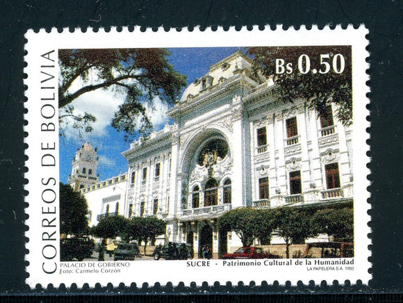 Bolivia Scott #849 MNH Government Palace Sucre $$ 380918