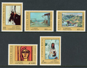 Costa Rica Scott #C510-C514 MNH Paintings CV$7+ 381071