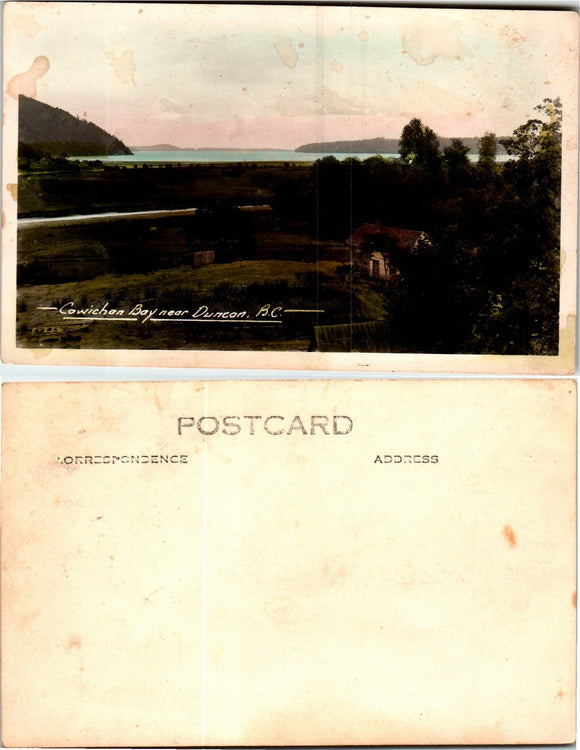 Postcard Canada, Cowichan Bay B.C., unaddressed $$ 383357 ISH