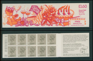 Great Britain Scott #BK673 MNH BOOKLET £1.60 Birthday Box CV$4+ 384228