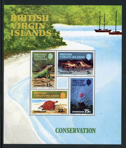 Virgin Islands Scott #349a MNH S/S Conservation FAUNA CV$3+ 384271