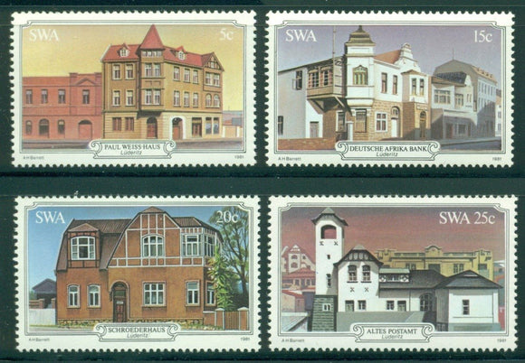 South West Africa Scott #479-482 MNH Historic Buildings $$ 384504