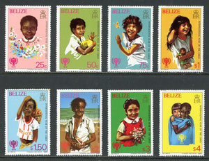 Belize Scott #490-497 MNH Int'l Year of the Child IYC CV$25+ 384670