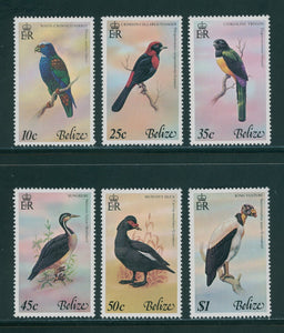 Belize Scott #398-403 MNH 1978 Birds FAUNA CV$11+ 384673