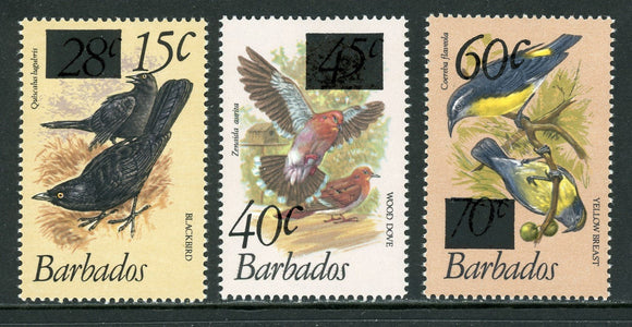 Barbados Scott #563-565 MNH SCHGS on 1979-'81 Bird Definitives $$ 384733