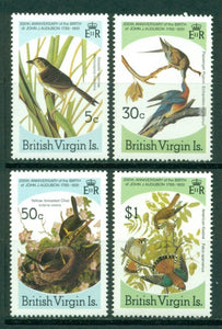 Virgin Islands Scott #520-523 MNH Audubon Birth Centenary Birds CV$3+