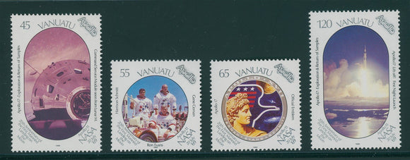 Vanuatu Scott #507-510 MNH Moon Landing 20th ANN Space CV$7+ 408538