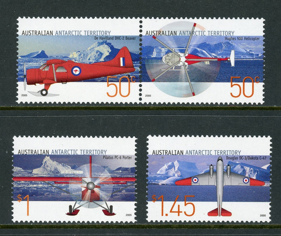 Australian Antarctic Ter Scott #L129a-L131 MNH Aircraft CV$9+ 409931 ISH